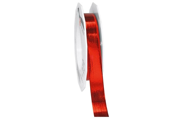 PATTBERG Metallic-Ringelband 15mm 25m rot