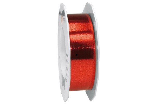 PATTBERG Metallic-Ringelband 25mm 25m rot