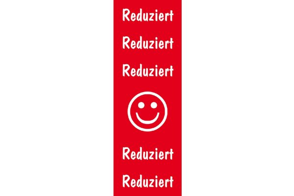 Plakat Reduziert Papier 48x138cm