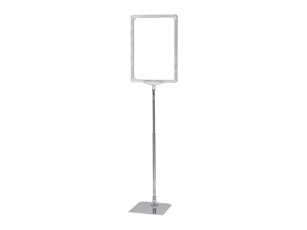 Plakatständer Serie N silber lackiert