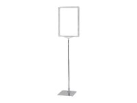 Plakatständer Serie N silber lackiert
