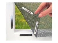 EASYMAXX Moskitonetz mit 12 Magnetbefestigung für...