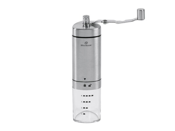 WESTMARK Kaffeemühle Brasilia Handmühle mit Edelstahlgehäuse