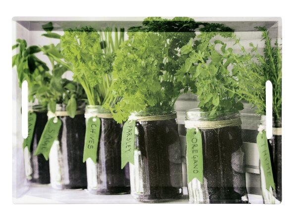 KESPER Serviertablett Herbs 48x30x3,5cm