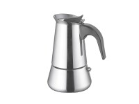 WEIS Espressokocher 4 Tassen Edelstahl