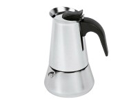 WEIS Espressokocher 4 Tassen Edelstahl