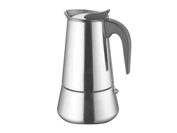 WEIS Espressokocher 10 Tassen Edelstahl