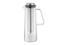 WEIS Glaskaraffe 1l mit Edelstahlfilter