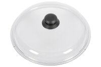 KARL KRÜGER Glasdeckel mit Kunststoffknopf 28cm