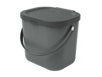 ROTHO Komposteimer Albula 6l 23,5x20x20,8cm anthrazit