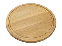 KESPER Fleischteller Buche mit Saftrille Ø25cm