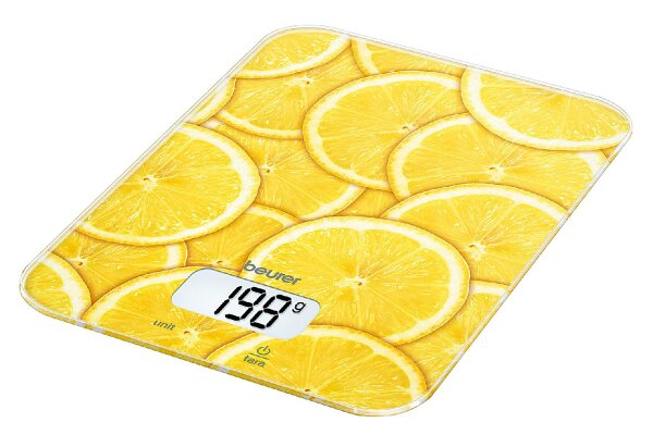 BEURER Küchenwaage KS 19 Lemon Digital, Tragkraft 5kg