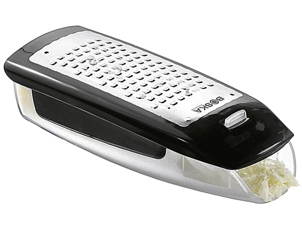 BOSKA Käsereibe Easy Grater Edelstahl/Kunststoff schwarz/inox