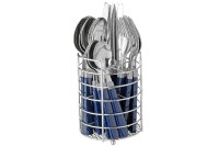 Besteck Mira i.Korb 24tlg.blau