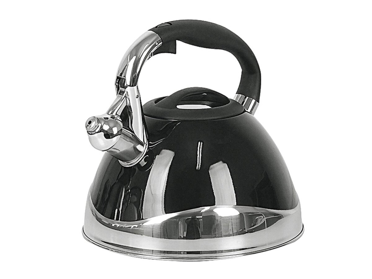 Flötenkessel 3,0L Aus Edelstahl - Für Alle Herdarten Inkl. Induktion