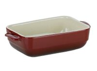 KELA Auflaufform Malin 22,5x12,5x6cm rot/beige