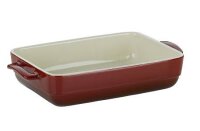 KELA Auflaufform Malin 32x19x6,5cm rot/beige