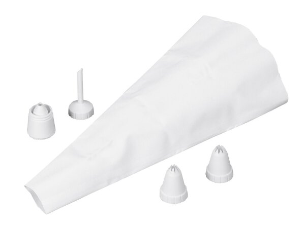 KAISER Spritzbeutel Set Classic 6teilig (Beutel mit 4 Tüllen)