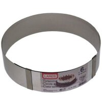 LARES Tortenring 6cm Edelstahl