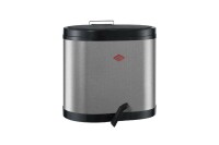 WESCO Abfallbehälter Ökosammler 2x15ltr. 43x36x45cm silber