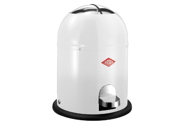 Treteimer Singlemaster weiß 9l