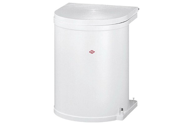 WESCO Einbau-Abfalleimer 11 l 30cm weiß