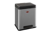 WESCO Treteimer Ökosammler 2x10ltr. 43cm silber