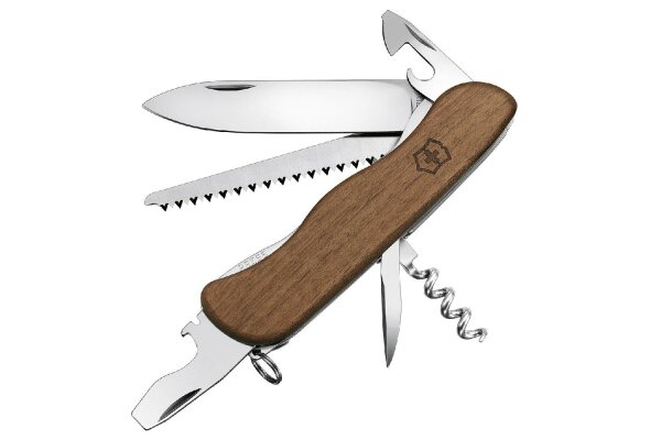 VICTORINOX Taschenmesser Forester Wood 111mm Nußbaumholz Blister