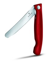 Swiss Classic, Picknick Messer, 11cm, gerade, rot, B