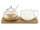 WEIS Zucker-/Sahne Set Glas mit Bambustablett