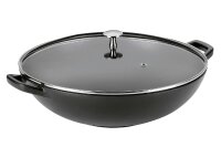 KELA Wok Calido Gusseisen schwarz 4,0l H17cm...