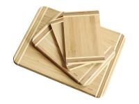 KESPER Schneidbrett Bambus 4er Set