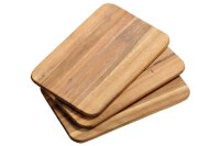 KESPER Frühstücksbrettchen Akazie 23x15x1cm 3er...