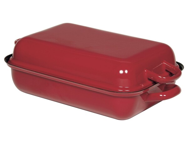 RIESS Bräter 37x26x13,1cm rot Emaille