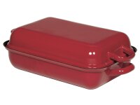 RIESS Bräter 37x26x13,1cm rot Emaille