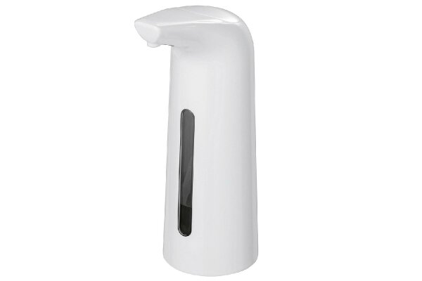 WENKO Infrarot Desinfektionsmittel-u. Seifenspender Larino 400ml 21,5x13cm weiß