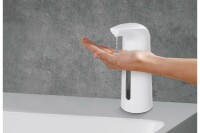 WENKO Infrarot Desinfektionsmittel-u. Seifenspender Larino 400ml 21,5x13cm weiß