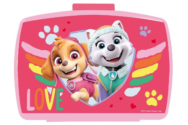 P:OS Brotdose Paw Patrol rosa Kunststoff