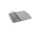 METALTEX Geschirrspülkorb Drytex Lava mit Abtropfmatte 42,5x17x40cm schwarz matt