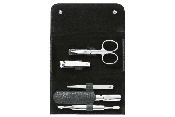 ZWILLING Maniküre-Etui Classic Inox 5tlg. Leder schwarz