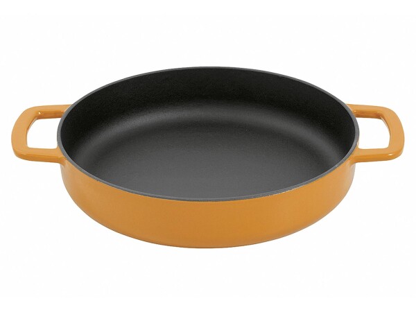 COMBEKK Bratpfanne Sous-Chef Ø24cm mit Doppelgriff orange