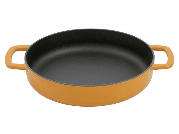 COMBEKK Bratpfanne Sous-Chef Ø28cm mit Doppelgriff orange