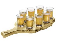 KESPER Schnapsglasträger mit 8 Gläsern...