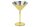 Martini Cocktailglas Edel.Gold