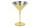 Martini Cocktailglas Edel.Gold