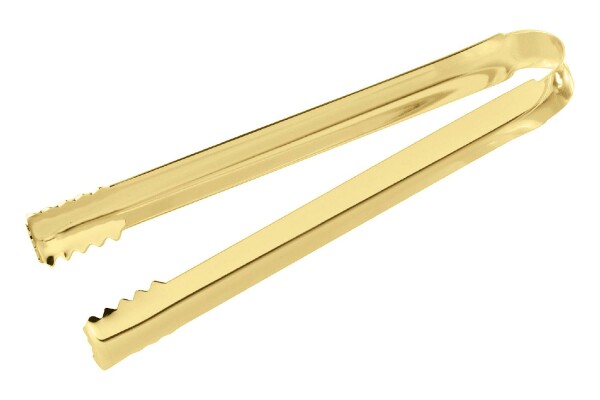Eiszange 16 cm Edel. PVD Gold