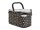 GENIUS Thermo Einkaufskorb Falko 25l 48x28x24cm schwarz mit bunten Punkten