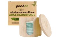 PANDOO Abschminkpad Bio-Baumwolle in Aufbewahrungsbox...