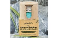 PANDOO Abschminkpad Bio-Baumwolle in Aufbewahrungsbox Ø8cm 18er Set