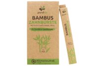 PANDOO Bambus Zahnbürste 4er Pack